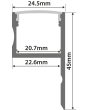 Lyyt Al1-h2545 Aluminium Led Tape Profile Uplight H 1m