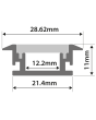 Lyyt Al1-wr2811 Aluminium Led Tape Profile Waterproof Recess 1m