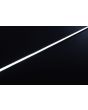 1m Aluminium LED Tape light Profile Short Crown Black