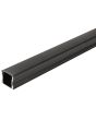 2m Aluminium LED Tape Profile Tall Crown Black
