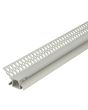 2m Aluminium LED Tape Light Profile Internal Corner Plaster-in