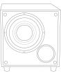 Avlink M8s 100w 8in Active Subwoofer | Bass Speaker