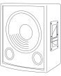 Qtx Qt15s Bass Box 38cm (15") - 300w