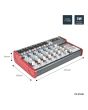 Citronic Csm-8 Mixer With Usb / Bluetooth Player