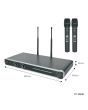 Chord Nu20-h Nu20 Dual Uhf Handheld Microphone System