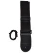 Chord Gs-cbk Guitar Strap Coarse Weave Black