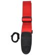 Chord Gs-rd Guitar Strap Webbing Red