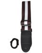 Chord Gs-br-wh Guitar Strap Webbing Brown & White
