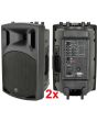 2x 12inch ACTIVE PA SPEAKERS