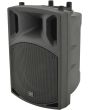 2x 10" Active Powered Disco Party DJ  Monitor Speaker Portable PA System