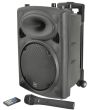 QTX QR10PABT, 10inch Portable PA Speaker, Bluetooth & Wireless Microphone