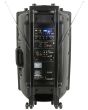 15inch Portable PA Speaker System With Bluetooth & Wireless Microphone, QTX QR15PABT 