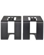 Qtx Elevated Desktop Speaker Stands