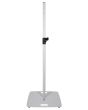 Qtx Speaker Stand With Square Base - White