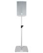 Qtx Speaker Stand With Square Base - White