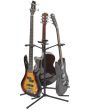Triple Guitar Stand with Neck Support - 3 Way Foldable Multi Guitar Stand