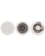 2x Ceiling Speakers White 6.5" Quick Fit 2 Way 100W 8ohm/100v + Cable 952.153 B