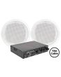 2x Ceiling Speakers, Bluetooth Amplifer,Cable kit