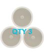 3x White Directional Ceiling Wall Speakers 8inch 952.543