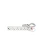 Mercury 6 Gang 13a Extension Lead With Surge Protection 5.0m