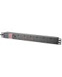 Adastra 1u-pdu-6uk 1u Rackmount 6-gang Uk Power Distribution Unit + 1.8m Lead
