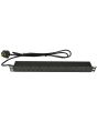 Adastra 1u-pdu-8uk 1u Rackmount 8-gang Uk Power Distribution Unit