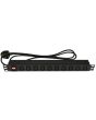 1u Rack 10-gang Iec Switched Power Distribution Unit