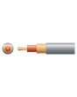 Mercury 1 Core Lap Screen 7/0.2mm 33/0.15mm 3.0mm Grey 100m Screened Audio Cable