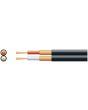 Mercury 2 Core Individual Lap Screen 2 X 13/0.1mm 2 X 32/0.1mm Black 100m Screened Audio Cable