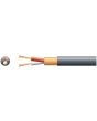Mercury 2 Core Overall Lap Screen 2 X 7/0.1mm 50/0.1mm 4mm Dia Black 100m Screened Audio Cable