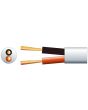 Mercury Hi Flex Double Insulated Speaker Cable 2 X (24 X 0.2mm Dia) White