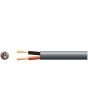 Grey Hi Flex Double Insulated Speaker Cable 2X (24 X 0.2mm Dia) Lszh