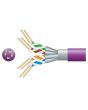 Mercury Cat6a S/ftp Lszh Network Cable 305m Lilac