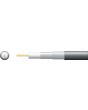 Mercury Eco Rg6 Foamed Pe Coaxial Cable With Aluminum Braid - 100m Black