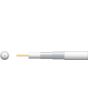 Mercury Eco Rg6 Foamed Pe Coaxial Cable With Aluminum Braid - 100m White