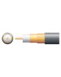 Mercury 100u Foamed Pe Coaxial Cable With Cca Braid - 100m Black