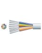 8 Core Alarm Cable TCCA Conductor White 100m, Mercury 808.205