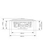  8 x CEILING SPEAKERS Surround Sound 80W 2-Way Easy Fit 5.25" 13cm  952.528 B