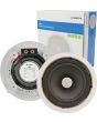 10x Ceiling Speaker With Directional Tweeter C8D 120w 8" Inch White 