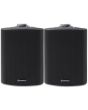 2x Adastra Black Wall Mount Speakers PA 100v Line Background Music Loudspeakers 140W