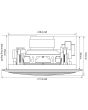 Adastra Cc8v, 100v Ceiling Speaker With Control 8 Inch, 952.155UK