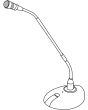 Adastra Com47 Conference/paging Microphone With Led Collar