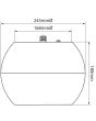 Adastra Ps50-b Pendant Speaker 12.5cm (5") - Black