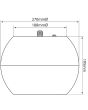 Adastra Ps65-w Pendant Speaker 16.5cm (6.5") - White