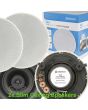 2 x ADASTRA SL5 FLUSH IN-CEILING WALL SPEAKERS SLIMLINE 5.25" 35W RMS