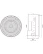 Adastra Sl5, Slimline Ceiling Speaker 5.25",Pair, 952.547UK