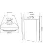 Adastra Bc6v-b 100v 6.5" Background Speaker Black