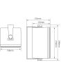 Adastra B30v-w 100v Line Speakers 4" 30w White Pair