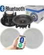 ADASTRA BLUETOOTH 6.5" IN WALL CEILING WIRELESS SPEAKERS PAIR Bedroom Kitchen