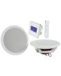 Bluetooth Ceiling Speaker Kit Adastra WA-215 Set in-Wall remote USB SD Radio